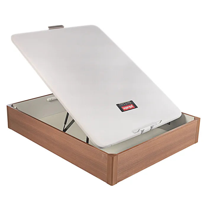 Canapé abatible de madera tapa única de color cerezo - DESIGN